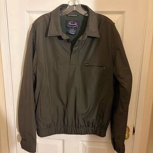 FACONNABLE olive windbreaker pullover